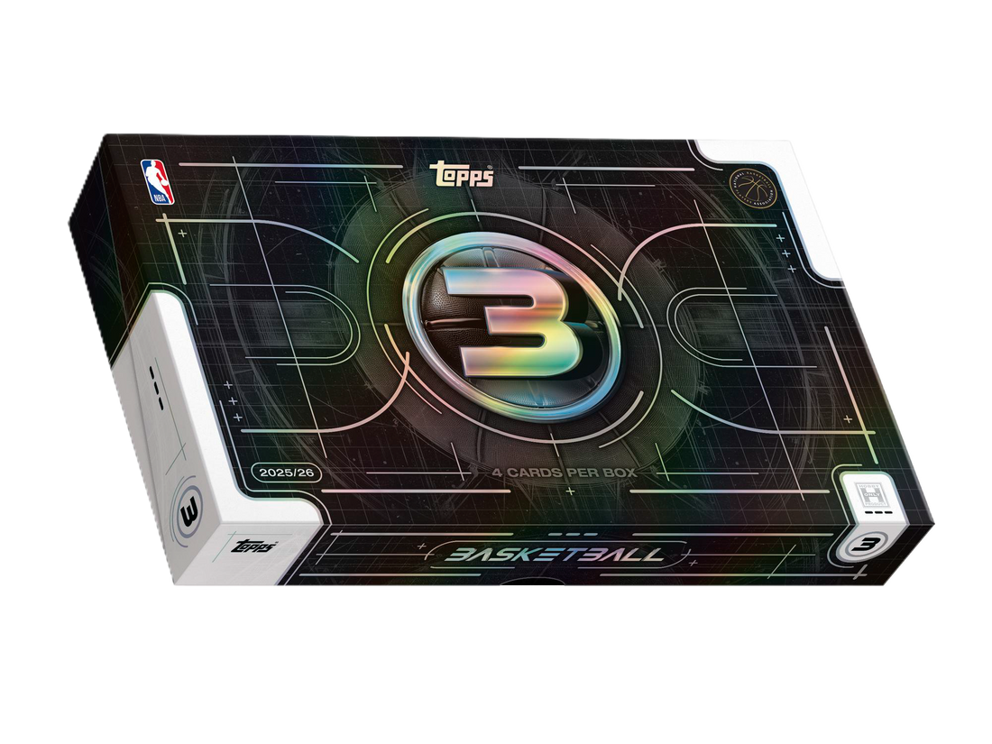 2025-26 Topps THREE 3 Basketball HOBBY BOX 3 AUTO Autograph Sealed NBA In Hand