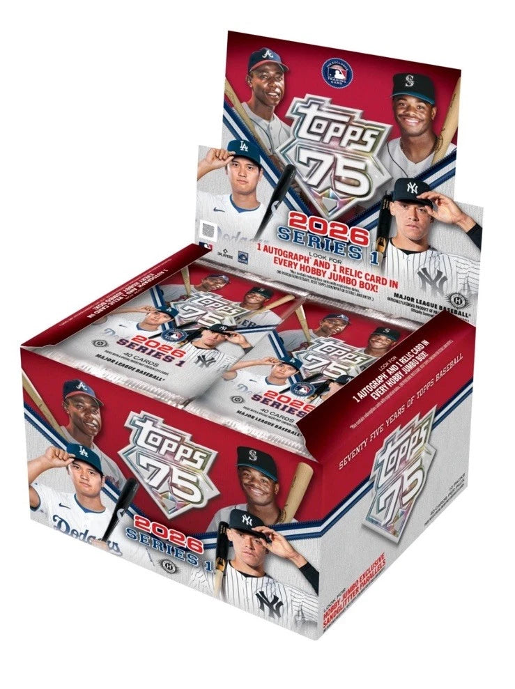 2026 Topps Series 1 Baseball Hobby Jumbo Box
